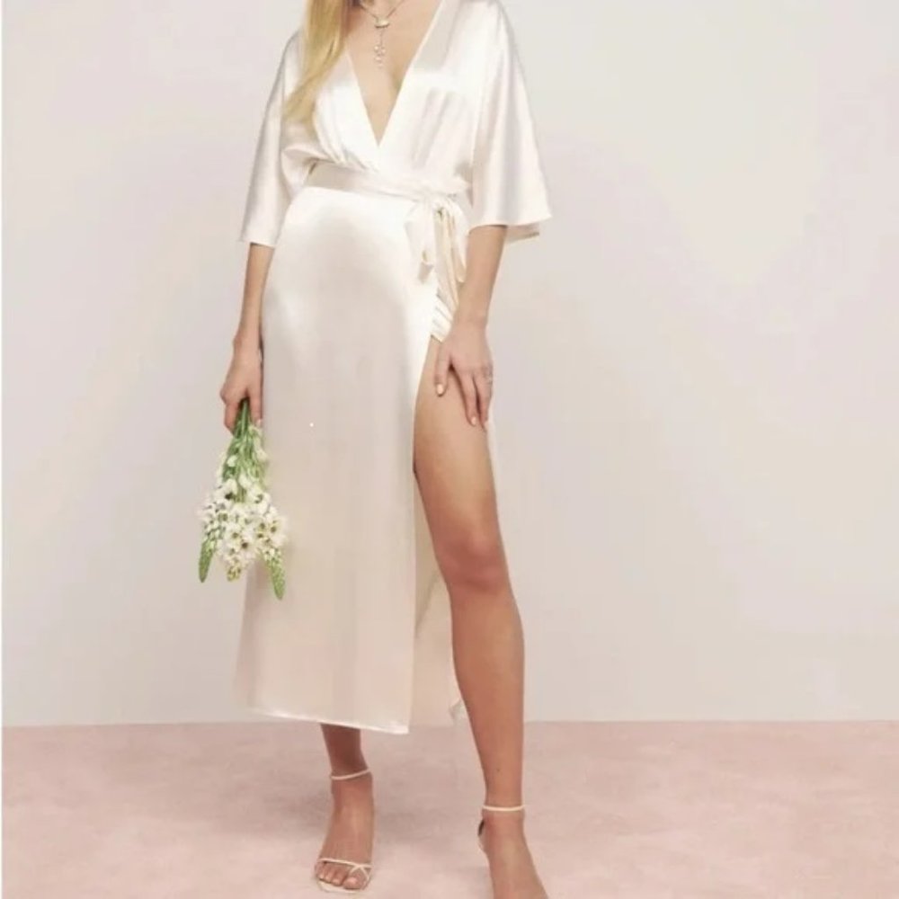 NWT REFORMATION Hedi Silk Dress